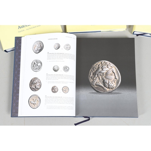 1649 - SEVEN LEU NUMISMATIK ANCIENT COIN CATALOGUES. Leu Numismatik of Zurich coin catalogues, extensive we... 