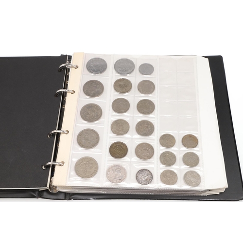 1675 - BRAZIL: AN EXTENSIVE ALBUM OF BRAZILIAN COINS. Brazilian coins to include: 200 Reis for 1871, 400 Re... 