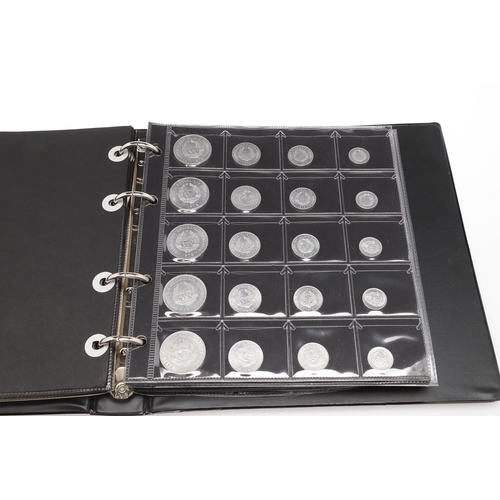 1681 - ROMANIA: AN EXTENSIVE ALBUM OF ROMANIAN COINS. Romanian coins to include 5 and 10 Bani coins dated 1... 