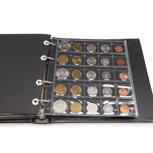 1681 - ROMANIA: AN EXTENSIVE ALBUM OF ROMANIAN COINS. Romanian coins to include 5 and 10 Bani coins dated 1... 