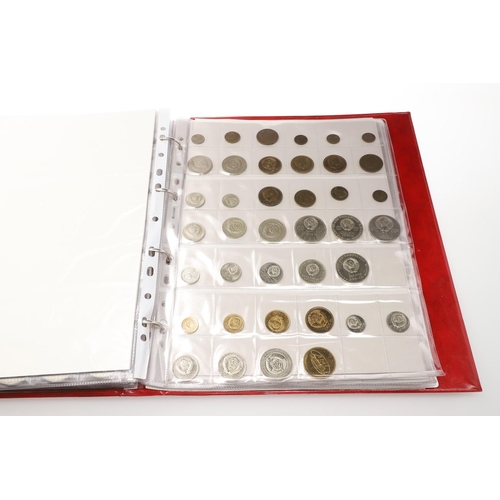 1683 - RUSSIA: AN EXTENSIVE ALBUM OF RUSSIAN COINS. Russian coins to include: 20 Kopek coins 1922 and later... 