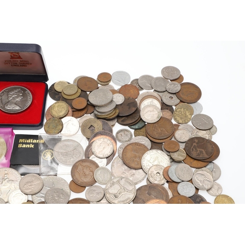 1701 - A LARGE COLLECTION OF WORLD COINS TO INCLUDE SILVER AND OTHER ISSUES. A large mixed collection of co... 