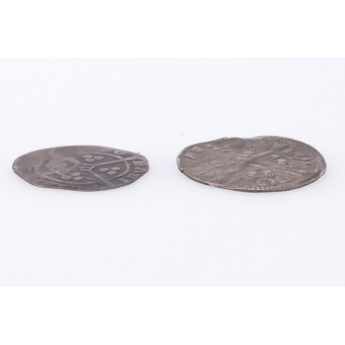 1733 - AN EDWARD II LONG CROSS PENNY, 1307-1327. AND ANOTHER SIMILAR. Facing bust, reverse London Civitas. ... 