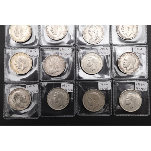 1739 - A COLLECTION OF HALFCROWNS, 1891 AND LATER. Queen Victoria Halfcrowns for 1891, 1892 and 1897. Edwar... 