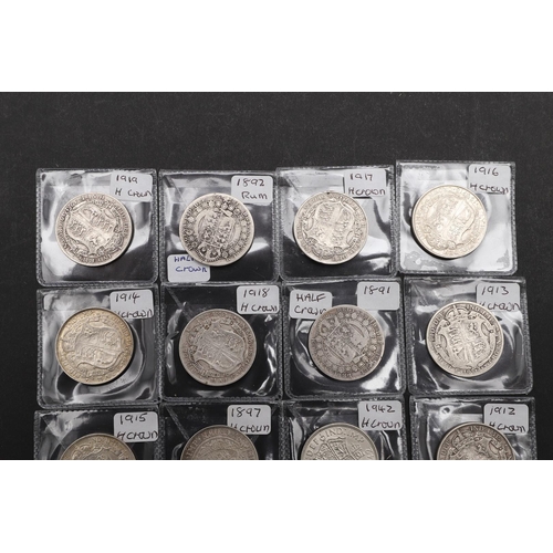 1739 - A COLLECTION OF HALFCROWNS, 1891 AND LATER. Queen Victoria Halfcrowns for 1891, 1892 and 1897. Edwar... 