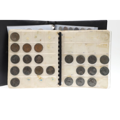 1753 - AN EXTENSIVE COLLECTION OF VICTORIAN AND LATER PENNIES. Four Whitman coin folders: Pennies 1860-1880... 