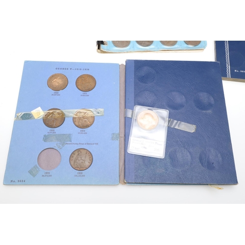 1753 - AN EXTENSIVE COLLECTION OF VICTORIAN AND LATER PENNIES. Four Whitman coin folders: Pennies 1860-1880... 