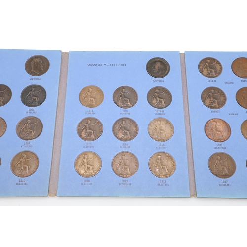 1753 - AN EXTENSIVE COLLECTION OF VICTORIAN AND LATER PENNIES. Four Whitman coin folders: Pennies 1860-1880... 