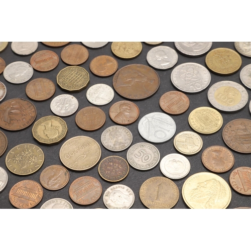 1755 - A MIXED COLLECTION OF SILVER AND OTHER COINS TO INCLUDE CROWNS. A mixed collection of coins to inclu... 