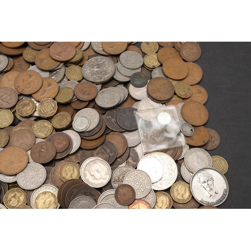 1770 - A LARGE COLLECTION OF PREDECIMAL COINS. A large collection of coins to include brass 3d pieces, Edwa... 