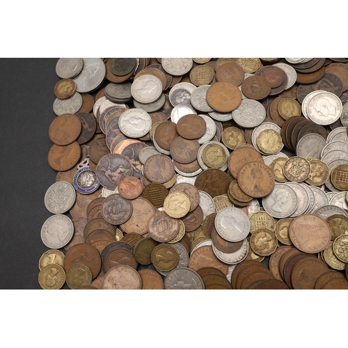 1770 - A LARGE COLLECTION OF PREDECIMAL COINS. A large collection of coins to include brass 3d pieces, Edwa... 