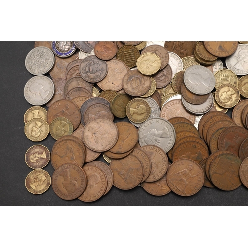 1770 - A LARGE COLLECTION OF PREDECIMAL COINS. A large collection of coins to include brass 3d pieces, Edwa... 