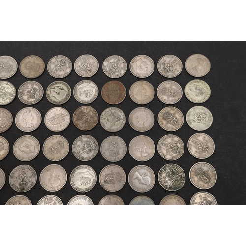 1790 - A PARTIAL DATE RUN OF SHILLING, 1842 AND LATER. Shillings for: 1842, 1895, 1900, 1910, 1911, 1920, 1... 