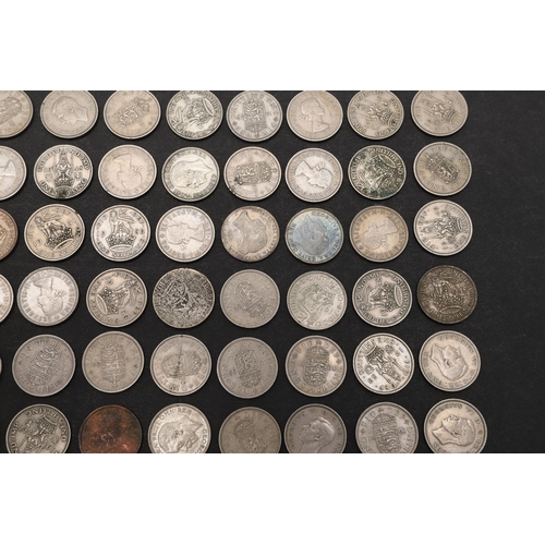 1790 - A PARTIAL DATE RUN OF SHILLING, 1842 AND LATER. Shillings for: 1842, 1895, 1900, 1910, 1911, 1920, 1... 