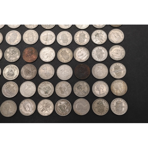 1790 - A PARTIAL DATE RUN OF SHILLING, 1842 AND LATER. Shillings for: 1842, 1895, 1900, 1910, 1911, 1920, 1... 