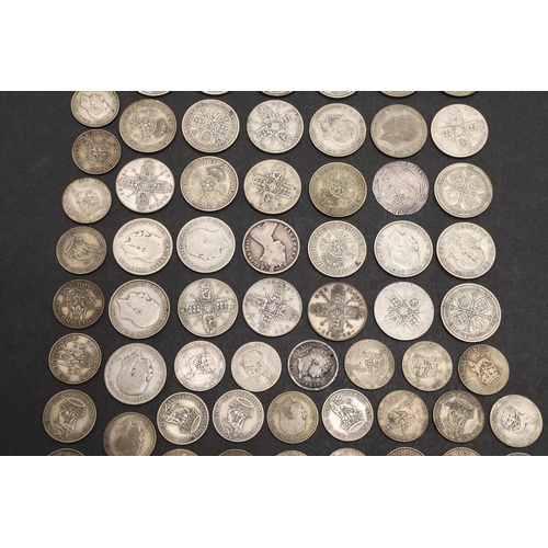 1796 - A COLLECTION OF SILVER AND PART-SILVER FLORINS AND SHILLINGS, 1849 AND LATER. Florins: 1849, 1920 (3... 