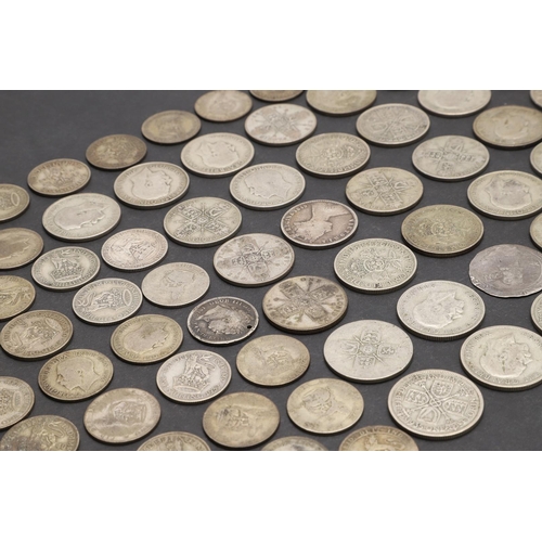 1796 - A COLLECTION OF SILVER AND PART-SILVER FLORINS AND SHILLINGS, 1849 AND LATER. Florins: 1849, 1920 (3... 