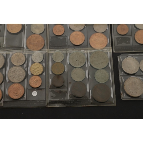 1799 - A 1953 TEN COIN PRESENTATION SET AND TEN NINE COIN SETS. An Elizabeth II ten coin presentation set, ... 