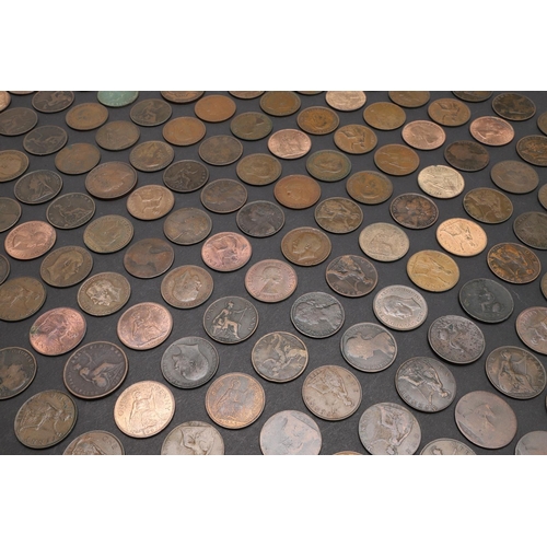 1800 - A PARTIAL DATE RUN OF COPPER PENNIES, GEORGE III AND LATER. Pennies: George III, 1799 (2), 1807, Wil... 