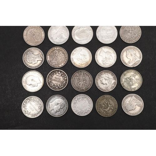 1806 - A COLLECTION OF SHILLINGS 1862 AND LATER. A collection of Shillings: 1862, 1872, 1873, 1874, 1884, 1... 