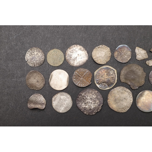 1820 - A COLLECTION OF HAMMERED COINS TO INCLUDE AN EDWARD IV GROAT AND OTHERS. An Edward IV Groat, trefoil... 