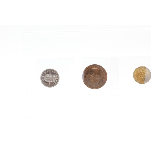 1825 - THREE ELIZABETH II CORONATION SPECIMEN SETS AND ANOTHER. Three Elizabeth II ten coin specimen sets, ... 