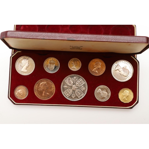 1825 - THREE ELIZABETH II CORONATION SPECIMEN SETS AND ANOTHER. Three Elizabeth II ten coin specimen sets, ... 