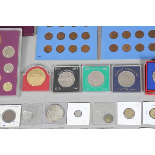 1831 - A LARGE MIXED COLLECTION OF COINS TO INCLUDE EARLY ISSUES. A collection of pre-decimal and other iss... 