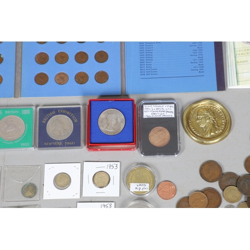 1831 - A LARGE MIXED COLLECTION OF COINS TO INCLUDE EARLY ISSUES. A collection of pre-decimal and other iss... 