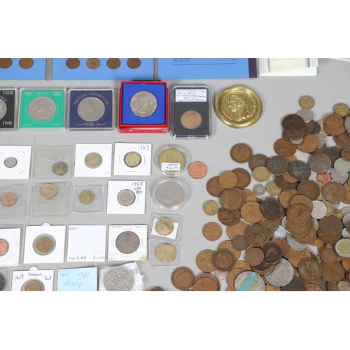 1831 - A LARGE MIXED COLLECTION OF COINS TO INCLUDE EARLY ISSUES. A collection of pre-decimal and other iss... 