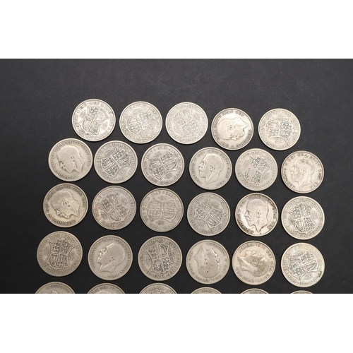 1853 - A COLLECTION OF GEORGE V HALFCROWNS, 1929 AND 1933. George V Halfcrowns, bare head l. Reverse crowne... 