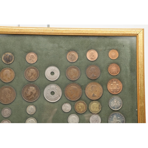 1860 - FOUR FRAMED COLLECTIONS OF COINS, EDWARD III AND LATER. Four framed collections of coins: 2012 colle... 