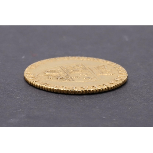 1886 - A GEORGE III 'SPADE' GUINEA, 1791. A George III Guinea, fifth laureate and draped bust r. Reverse wi... 