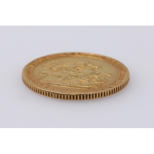 1894 - A GEORGE III SOVEREIGN, 1820. A George III Sovereign, laureate head r. legend with space between REX... 