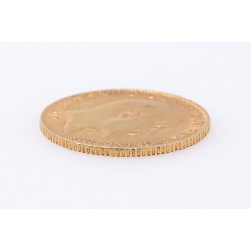 1935 - AN EDWARD VII HALF SOVEREIGN, 1904. An Edward VII  Half Sovereign, bare head r. Reverse with St Geor... 