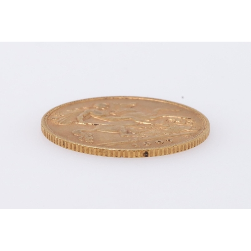 1943 - AN EDWARD VII HALF SOVEREIGN, 1907. An Edward VII Half Sovereign, bare head l. reverse George and th... 