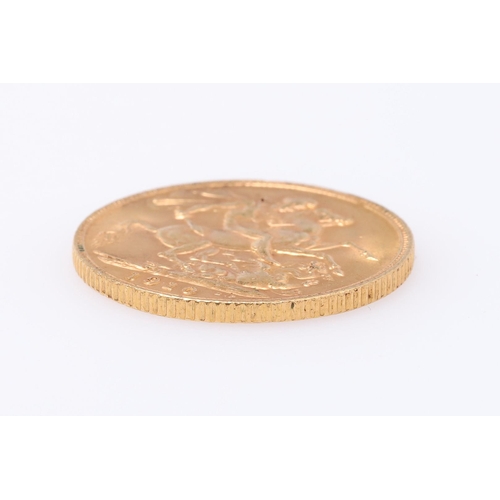 1947 - AN EDWARD VII SOVEREIGN, 1910. An Edward VII Sovereign, bare head bust r. St George and Dragon rever... 