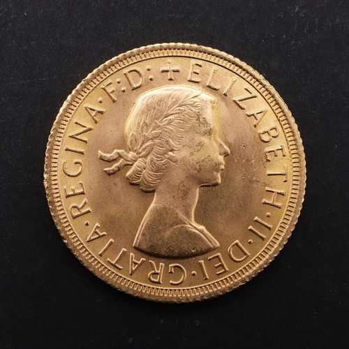 1991 - AN ELIZABETH II SOVEREIGN. 1968. An Elizabeth II Sovereign, bare head bust r. reverse St. George and... 