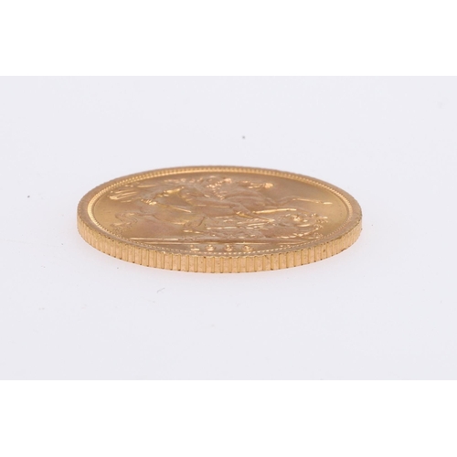 1991 - AN ELIZABETH II SOVEREIGN. 1968. An Elizabeth II Sovereign, bare head bust r. reverse St. George and... 