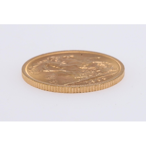 1993 - AN ELIZABETH II SOVEREIGN. 1968. An Elizabeth II Sovereign, bare head bust r. reverse St. George and... 