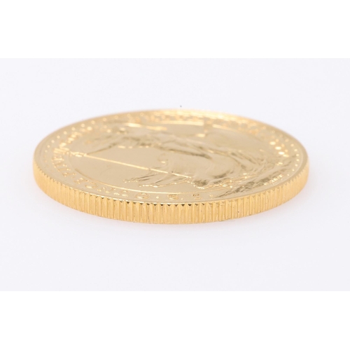 2026 - AN ELIZABETH II £50.00 GOLD BRITANNIA, 1999. A 1/2 ounce gold Britannia £50.00 coin. Crowned bust r.... 