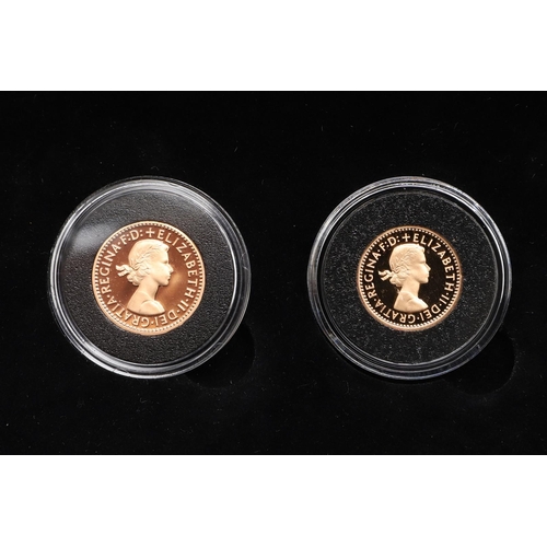 2034 - AN ELIZABETH II 2002 FOUR COIN GOLD MAUNDY SET. A 2002 Elizabeth II Golden Jubilee Maundy set in gol... 