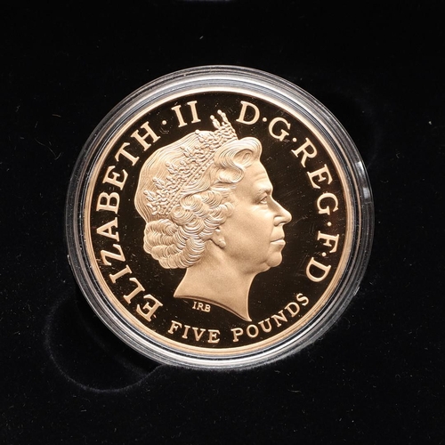 2035 - A QUEEN ELIZABETH THE QUEEN MOTHER MEMORIAL GOLD PROOF CROWN, 2002. A Royal Mint Memorial Gold Crown... 