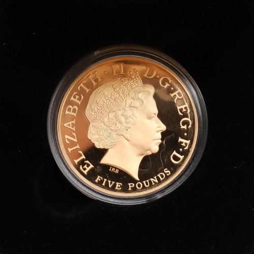 2038 - A QUEEN ELIZABETH II EIGHTIETH BIRTHDAY GOLD PROOF CROWN, 2006. A Royal Mint Gold Crown for Her Maje... 