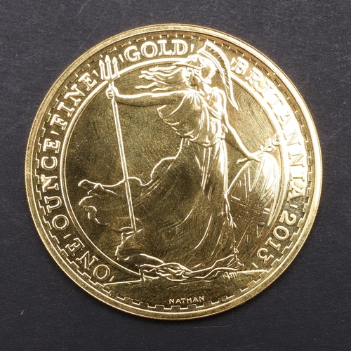 2048 - AN ELIZABETH II £100.00 GOLD BRITANNIA, 2013. A one ounce gold Britannia £100.00 coin. Crowned bust ... 