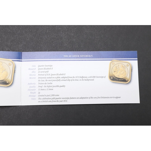 2074 - A HATTON'S OF LONDON THREE COIN SOVEREIGN SET, 2019. A Tristan Da Cunha three coin set comprising 22... 