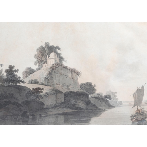 296 - THOMAS DANIELL, RA (1749-1840). ORIENTAL SCENERY: NORTH EAST VIEW OF THE COTSEA BHAUG, ON THE RIVER ... 