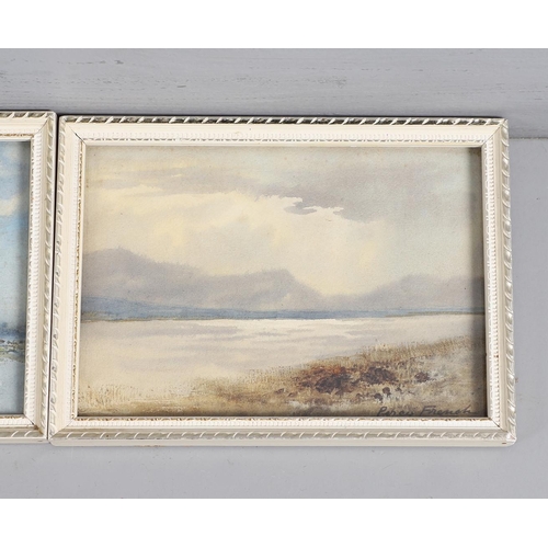 302 - PERCY FRENCH (1854-1920). IRISH LANDSCAPE SCENES. A pair, both signed, watercolour Each 12 x 17cm. (... 