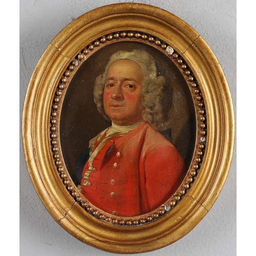 312 - HENRY WALTON (1746-1813). His circle. PORTAIT OF A GENTLEMAN, IDENTIFIED AS GEORGE MORGAN. Quarter l... 