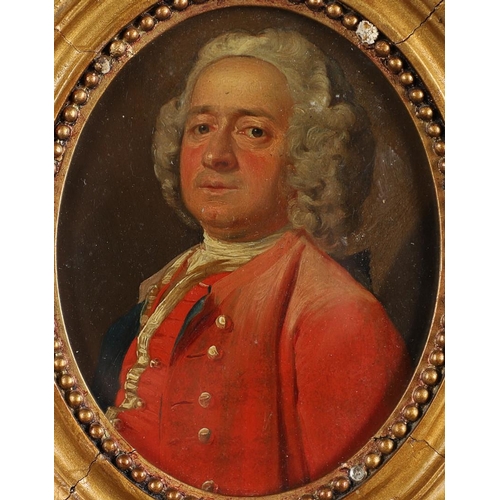 312 - HENRY WALTON (1746-1813). His circle. PORTAIT OF A GENTLEMAN, IDENTIFIED AS GEORGE MORGAN. Quarter l... 